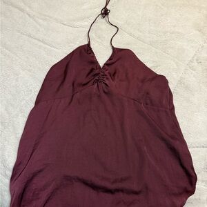 Banana Republic Maroon Halter Top